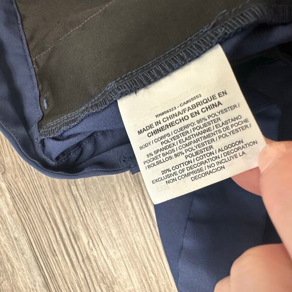 Nike Golf Dri Fit Shorts Navy Blue Mens 42 Stretch Chino Performance Cargo Golf - Picture 4 of 10